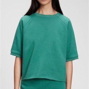 Soft Raglan Short Sleeve Sweatshirt- TALL